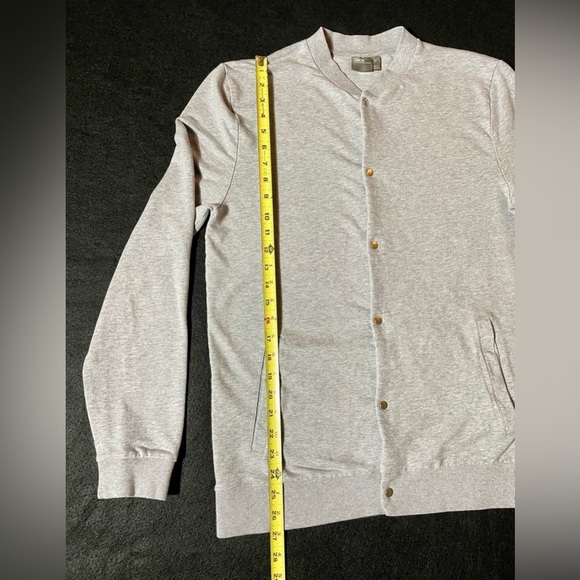 ASOS Women’s Gray Button-Up Sweater Size XL Cotton Blend Long Sleeve Cardigan - Picture 3 of 6